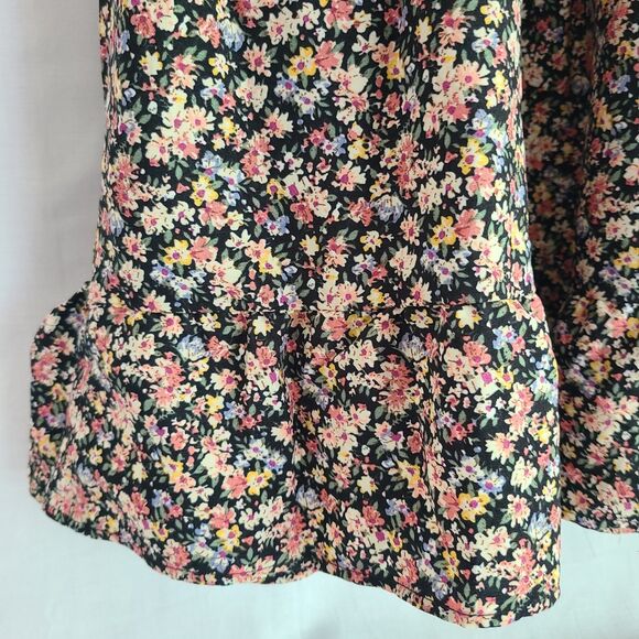 Pretty Garden Women's Floral Ruffle Sleeve Midi Dress Size Medium - Picture 5 of 9